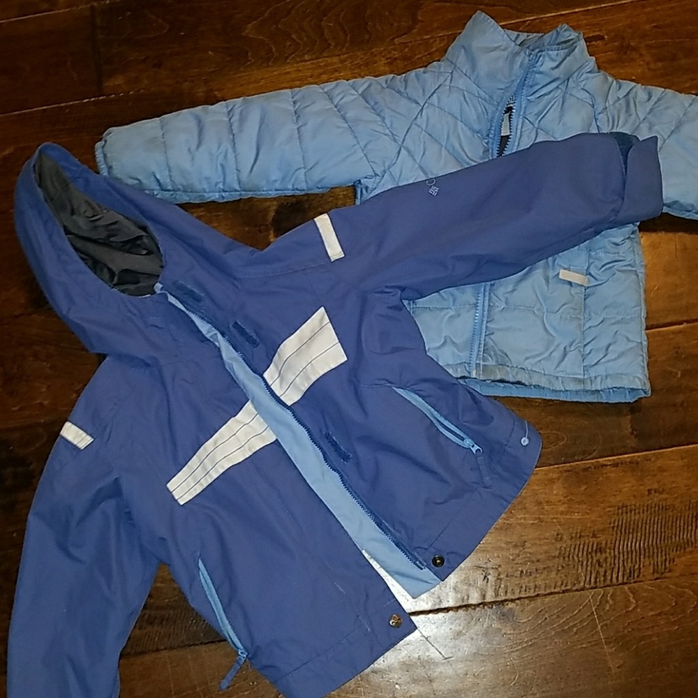 Columbia 3 in 1 blue 4 4t coat jacket